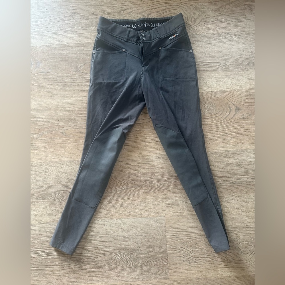 Kerrits Charcoal Equestrian Breeches